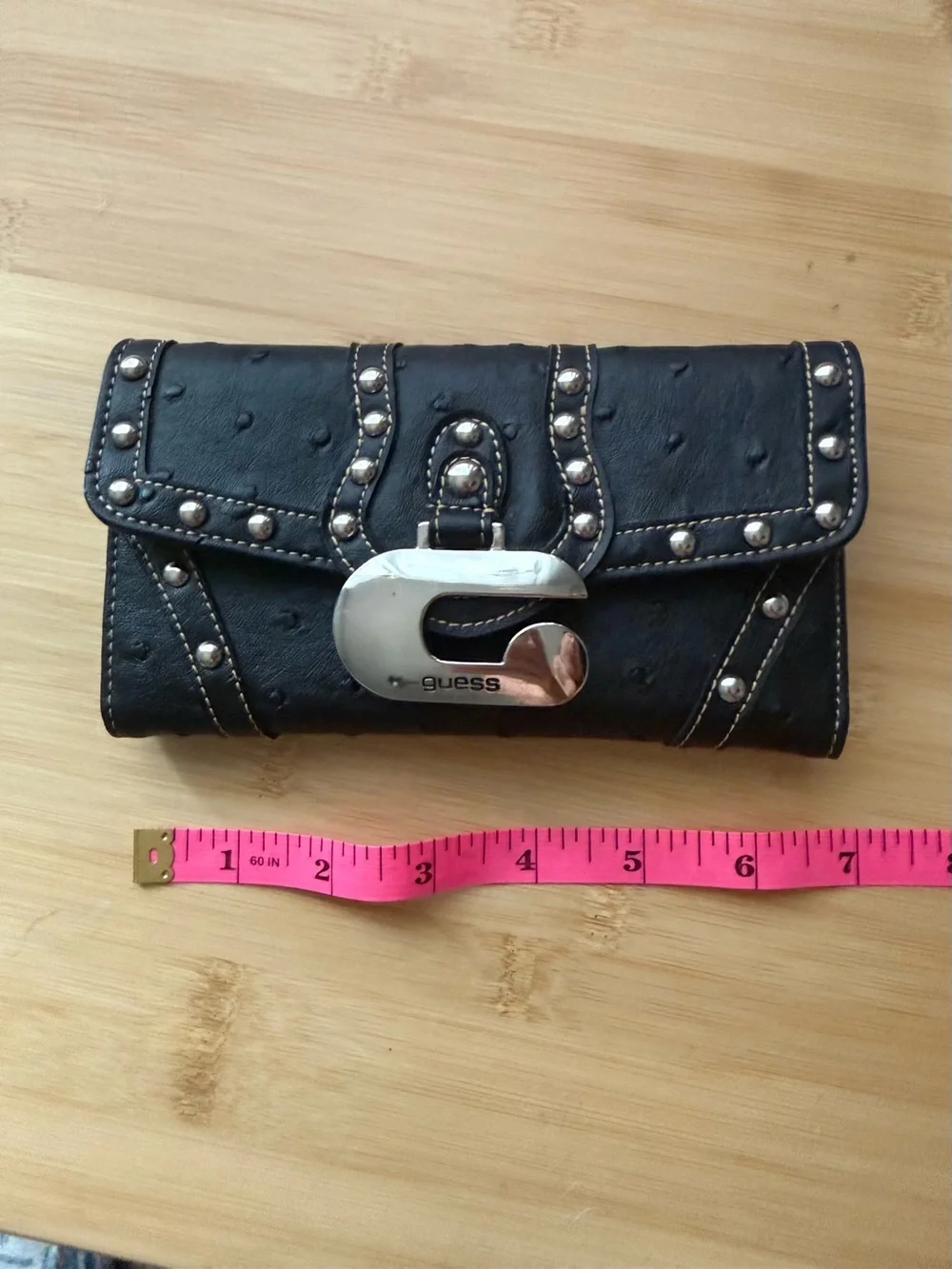 2000s Guess Ostrich Wallet